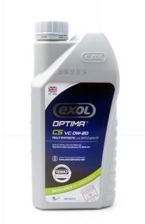 Exol Optima C5 VC 0W-20, plně syntetický motorový olej, 1 l