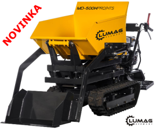 Minidumper MD 500H-PRO/HTS, 6,8 kW, nosnost 500 kg Lumag