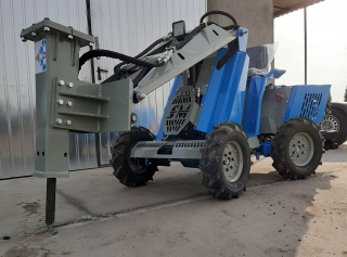 Hydraulické bourací, demoliční kladivo pro čelní nakladače a minibagry MiniSM EU