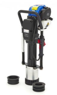 Motorové beranidlo pro zatloukání kůlů, benzínové 4-taktní, 1500 W, 1,6 Nm, 20-55 J