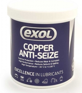Exol Copper grease - mazací tuk s mědí zamezující zatuhnutí a zareznutí, 500 g