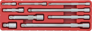Gola prodloužení 1/2", 3/8" a 1/4", sada 9 kusů, Welzh