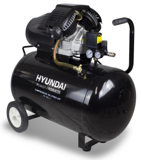 Olejový vzduchový kompresor HC100L-A, 100 l, 8 bar, 2200 W HYUNDAI