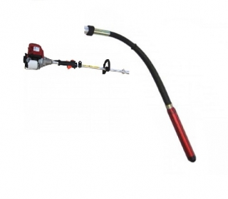 Ohebná hřídel 0,6 m s vibrační hlavicí 45 mm pro motorovou jednotku vibrátoru betonu VIB-BAR GX35, TBX 0,5/AX 45 ENAR