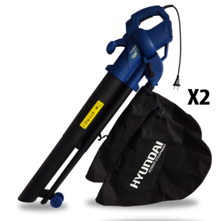 Zahradní fukar, vysavač a drtič listí, foukač na listí 3 v 1, 2 x 40 l, 3,2 kW HAS3202SV HYUNDAI - VÝPRODEJ
