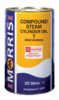 Morris Compound T Steam Cylinder Oil - olej pro písty parních strojů , 25l