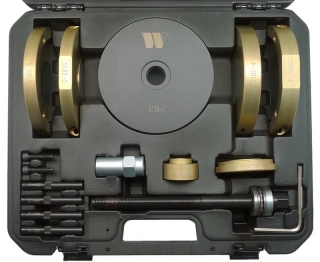 Sada přípravků pro výměnu ložisek kol Ford Focus a Mondeo, pro ložiska 82 mm, Welzh
