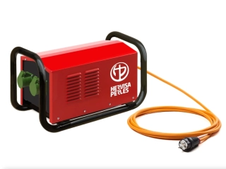 Elektronický měnič frekvence a napětí pro ponorné vibrátory betonu 230V, výkon 1,5 kVA, 2 zásuvky e-POWER 2 HERVISA PERLES