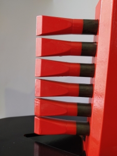 Náhradní sekáče sada 12 kusů pro oklepávač, otloukač, čistič cihel, dlaždic a kamene SCALPELLINA