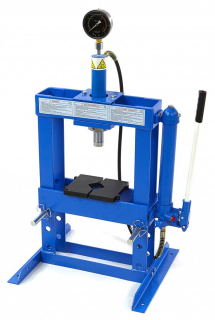 10 t rámový dílenský hydraulický lis, 50 kg