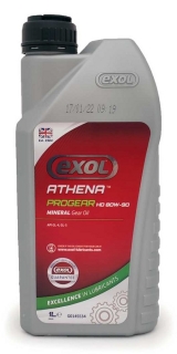Exol Athena Progear HD 80W-90, výkonný převodový olej s minerálním základem, GL4, GL5, 1l