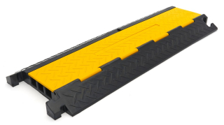 Kabelový most, kabelový přejezd s odklápěcím víkem, 3 kanály, nosnost 9 t, délka 90 cm