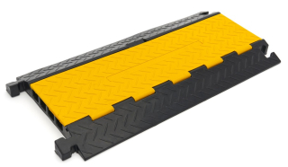 Kabelový most, kabelový přejezd s odklápěcím víkem, 4 kanály, nosnost 9 t, délka 80 cm
