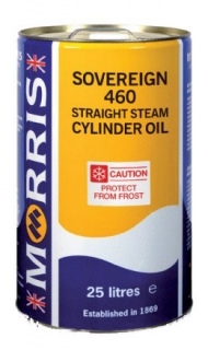 Morris Sovereign 460 Straight Steam Cylinder Oil - pro písty parních strojů, 25l