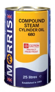 Morris Compound 680 Steam Cylinder Oil - olej pro písty parních strojů , 25l
