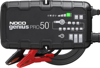 Automatická nabíječka baterií, akumulátorů 6V/12V/24V, nabíjecí proud 50A, pro baterie do 2000 Ah NOCO GENIUS PRO50