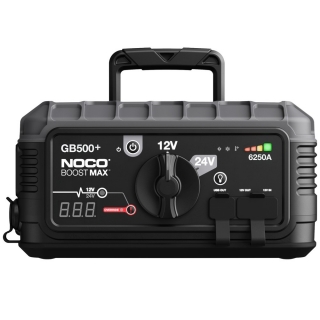 Startovací zdroj, booster 24V, 6250A, Lithium-Iontová baterie 266 Wh, pro benzínové motory do objemu 45 l a dieslové motory do 45 l Boost MAX GB500 NOCO 