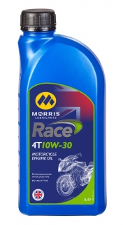 Morris Race 4T 10W-30, olej pro 4-taktní závodní motocyklové motory, 1l