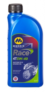 Morris Race 4T 5W-40, olej pro 4-taktní závodní motocyklové motory, 1l