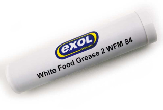 Exol White Food Grease WFM 84, bílý potravinářský mazací tuk, vazelína pro potravinářské stroje, 400 g
