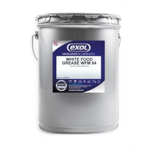 Exol White Food Grease WFM 84, bílý potravinářský mazací tuk, vazelína pro potravinářské stroje, 12.5 kg
