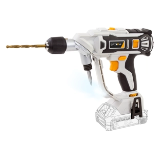 Aku vrtačka a aku šroubovák v jednom TWIN DRILL, 18V Li-Ion, 26 Nm, bez baterie a nabíječky, bateriová platforma MAXXPACK BATAVIA