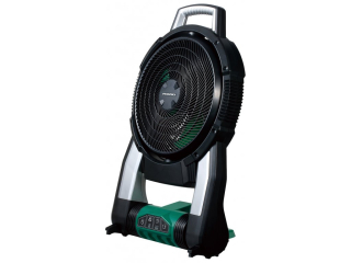 Aku hybridní bezdrátový přenosný elektrický ventilátor, 230V AC nebo 18/14,4V Li-Pol DC, až 7,3 hod. provozu, bez baterie a nabíječky HIKOKI UF18DSAL