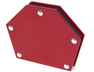 Přídržný magnet pro svařování v úhlu, velikost 110 x 143 mm, magnetická síla 30 kg