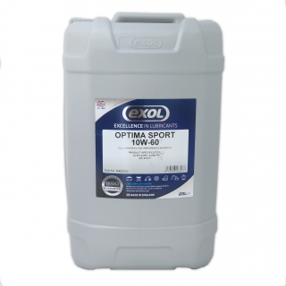 Exol Optima Sport 10W-60, plně syntetický motorový olej - racing, 25l