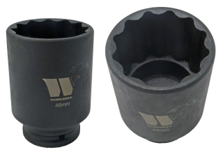 Hlavice nástrčná 1/2", 12 hran 46 mm, CrMo, Welzh