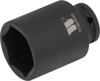 Nástrčná hlavice 1/2", 6 hran, CrMo, 41 mm, Welzh