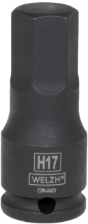 Hlavice zástrčná 3/8", Inbus H10, CrMo, Welzh