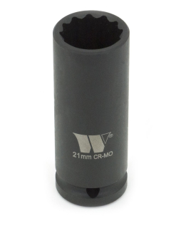 Hlavice nástrčná 1/2", 12 hran, 24 mm, CrMo, Welzh