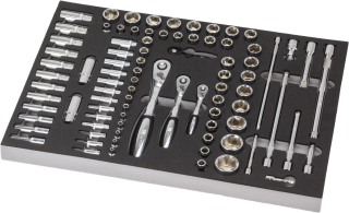 Modul gola sada 1/4" 3/8" 1/2", sada 87 dílů, Welzh