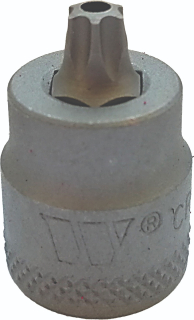 Hlavice zástrčná 3/8", Torx T45H, extra krátká, Welzh