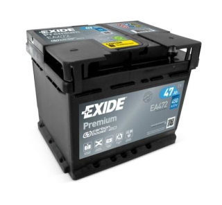 Autobaterie Exide Premium 12V, 47Ah, 450A, EA472