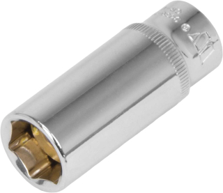 Hlavice prodloužená nástrčná 3/8" s přídržným magnetem, 19 mm, 6 hran, CrV, Welzh