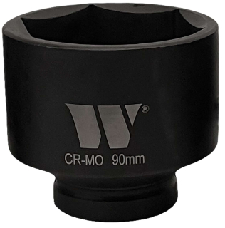 Hlavice nástrčná 1", 6 hran, pro rázové utahováky, CrMo, 90 mm, Welzh