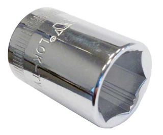 Hlavice nástrčná Lok-Typ 1/4", 4 mm, 6 hran, CrV, Welzh