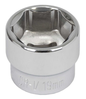 Hlavice nástrčná 3/8", 12 mm, 6 hran, CrV, extra krátká, Welzh