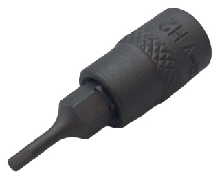 Hlavice zástrčná 1/4", Inbus H2, délka 37 mm, Welzh