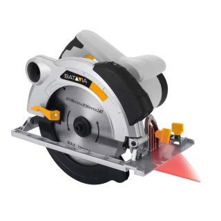 Kotoučová, okružní pila s laserem, příkon 1.600 W, 5.000 ot./min., Ø kotouče 190 mm, napětí 230V, MAXXSERIES BATAVIA 7064693
