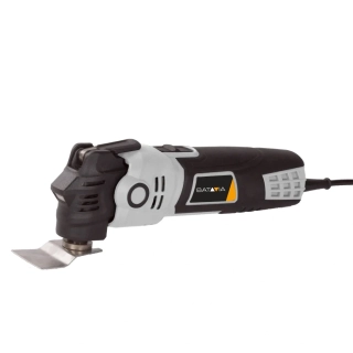 Univerzální, multifunkční oscilační nástroj s potlačením vibrací, Multitool. Pro řezání, broušení, ponorné řezání, škrabání a leštění, 300 W, AVS, 22.000 ot./min. MAXXSERIES BATAVIA