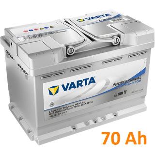Trakční baterie VARTA Professional Dual Purpose AGM 70 Ah / 840070 / LA 70