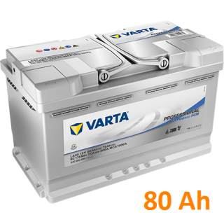 Trakční baterie VARTA Professional Dual Purpose AGM 80 Ah / 840080 / LA 80