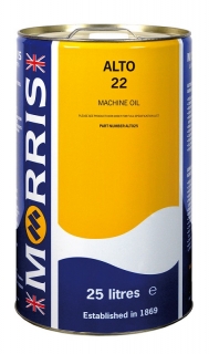 Morris Alto 22 Machine Oil, olej pro ložiska, převody a centrální mazání strojů , 25l