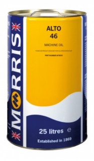 Morris Alto 46 Machine Oil, olej pro ložiska, převody a centrální mazání strojů, 25l