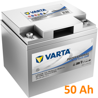 Baterie VARTA Professional Deep Cycle AGM 50 Ah / 830050 / LAD 50B