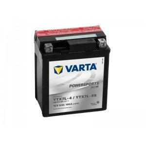 Motobaterie VARTA POWERSPORTS AGM 6 Ah , 12 V , 506 014 , YTX7L-BS