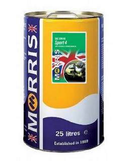 Morris Sport 4, 10W-40 - olej pro sportovní 4T motocyklové motory, 25l